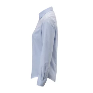 Camisa J. HARVEST & FROST YB55 JACQUARD CONTEMPORARY 2905505, Sky blue, lateral izquierdo