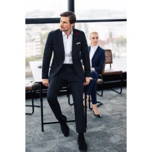 Pantalón hombre J. HARVEST & FROST CLASSIC TROUSER 2966121, con modelo, vista de conjunto