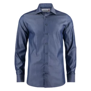 Camisa hombre J. HARVEST & FROST RB120 TWILL REGULAR 2912001, Indigo, vista frontal