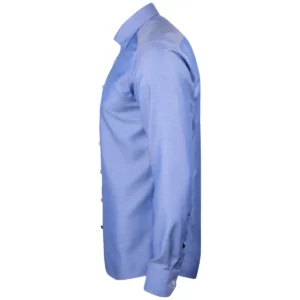 Camisa hombre J. HARVEST & FROST RB122 TWILL REGULAR 2912201, Midblue, lateral izquierdo