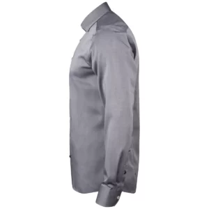 Camisa hombre J. HARVEST & FROST RB122 TWILL REGULAR 2912201, Gris, lateral izquierdo
