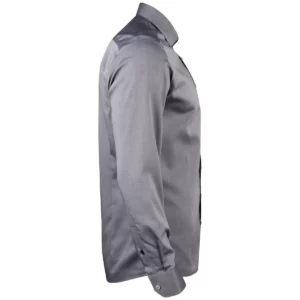 Camisa hombre J. HARVEST & FROST RB122 TWILL REGULAR 2912201, Gris, lateral derecho