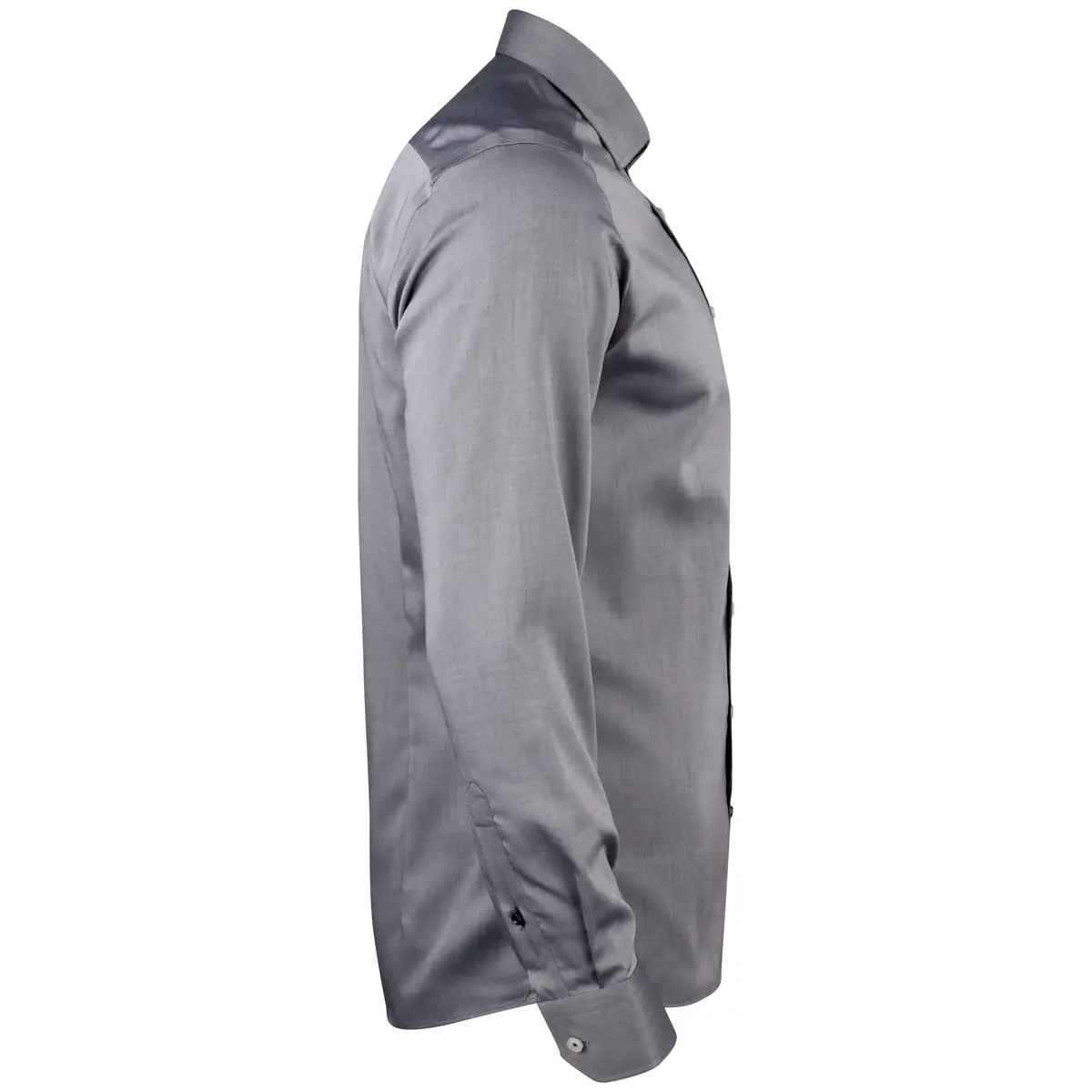 Camisa hombre J. HARVEST & FROST RB122 TWILL REGULAR 2912201 18 Camisa hombre J. HARVEST & FROST RB122 TWILL REGULAR 2912201, Gris, lateral derecho