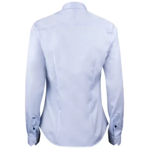 Camisa mujer J. HARVEST & FROST RB122 TWILL WOMAN 2912203, Skyblue, vista posterior