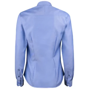 Camisa mujer J. HARVEST & FROST RB122 TWILL WOMAN 2912203, Midblue, vista posterior