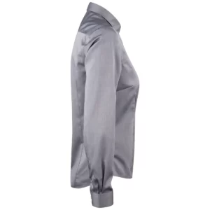 Camisa mujer J. HARVEST & FROST RB122 TWILL WOMAN 2912203, Gris, lateral derecho
