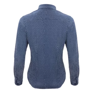 Camisa mujer J. HARVEST & FROST IB131 PIQUE KNIT 2913103, Marino print, vista posterior