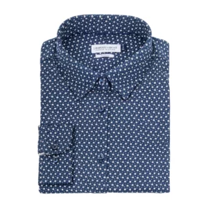 Camisa mujer J. HARVEST & FROST IB131 PIQUE KNIT 2913103, presentación plegada y detalle del cuello