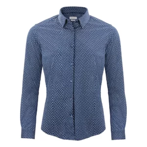 Camisa mujer J. HARVEST & FROST IB131 PIQUE KNIT 2913103, Marino print, vista frontal