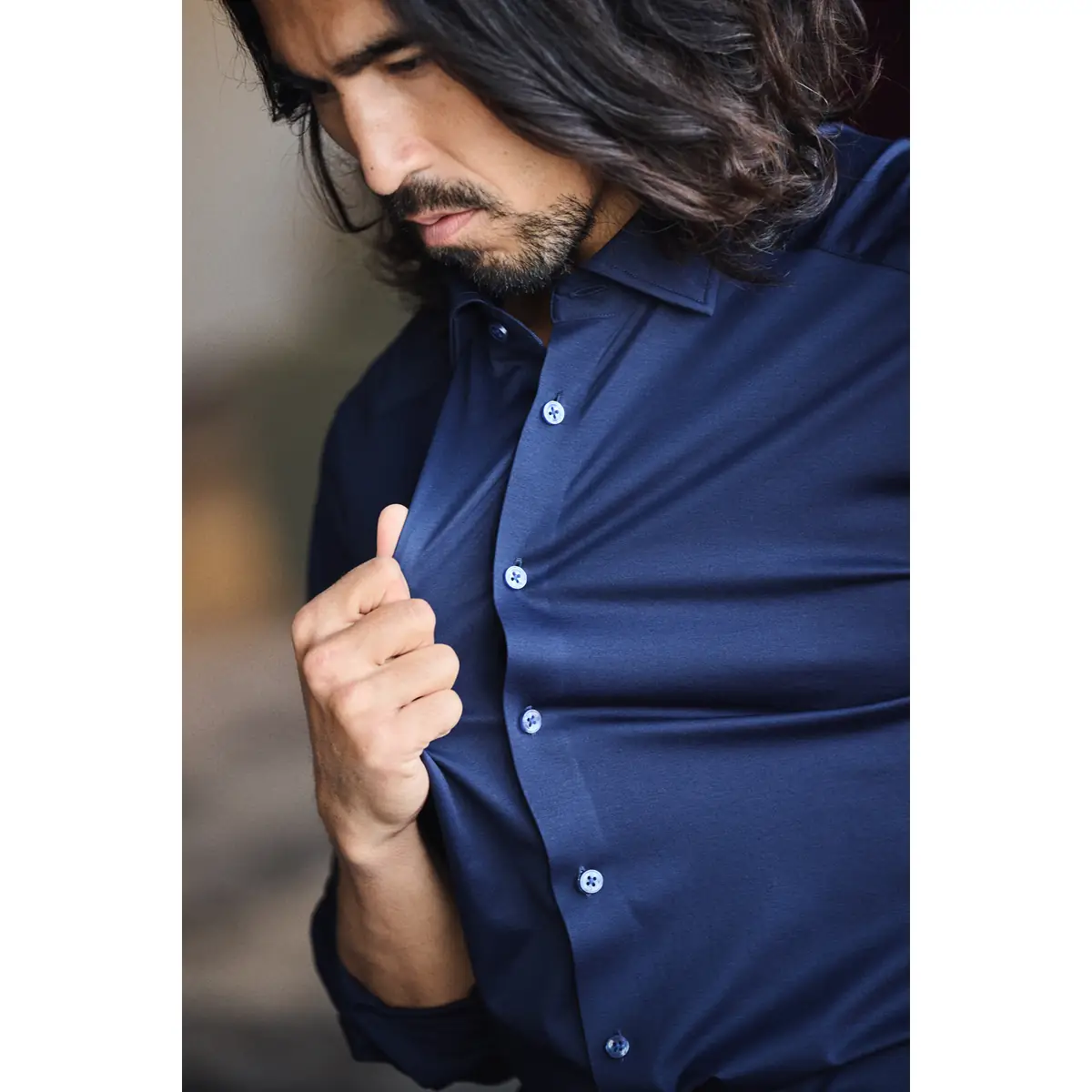 Camisa J. HARVEST & FROST IB132 INTERLOCK REGULAR 2913201 2 Camisa J. HARVEST & FROST IB132 INTERLOCK REGULAR 2913201 - Imagen 2