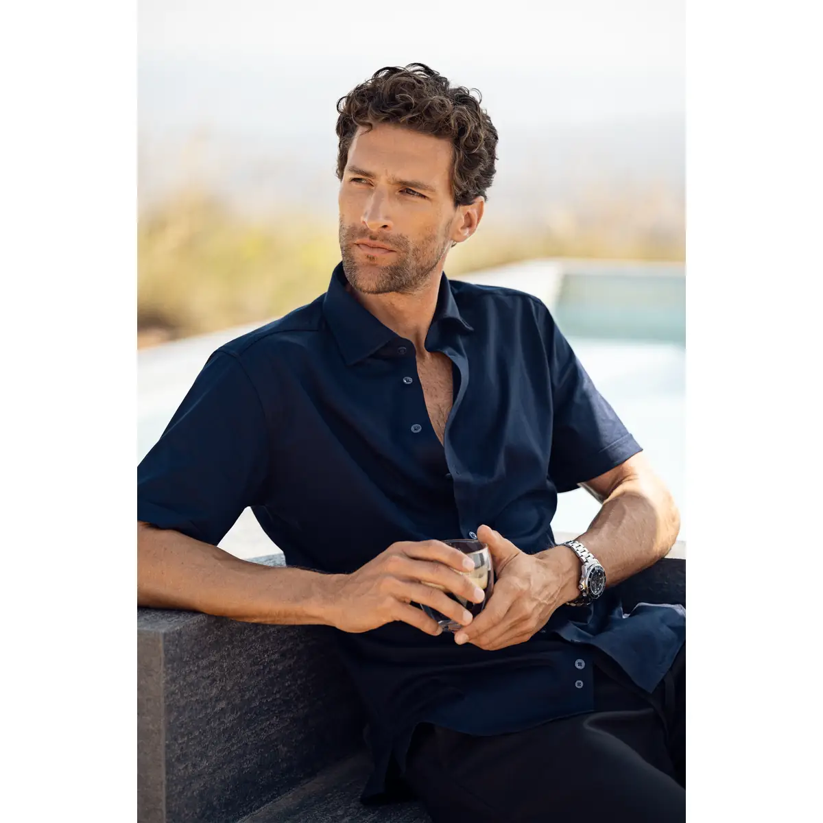 Camisa hombre J. HARVEST & FROST IB132 S/S SLIM 2913222 2 Camisa hombre J. HARVEST & FROST IB132 S/S SLIM 2913222 - Imagen 2