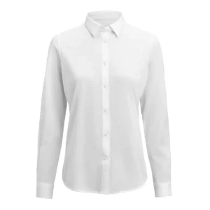 Camisa J. HARVEST & FROST IB135 PIQUE KNIT CONTEMP. 2913505, Blanco, vista frontal