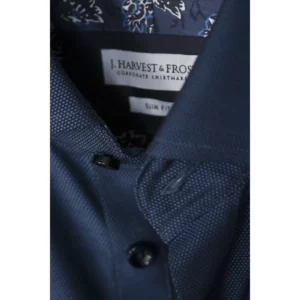 Camisa J. HARVEST & FROST PB142 OXFORD REGULAR 2914201, detalle del cuello