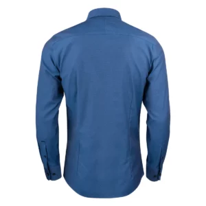 Camisa J. HARVEST & FROST PB142 OXFORD REGULAR 2914201, Azul, vista posterior