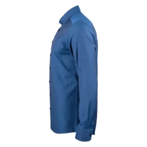 Camisa J. HARVEST & FROST PB142 OXFORD REGULAR 2914201, Azul, lateral izquierdo