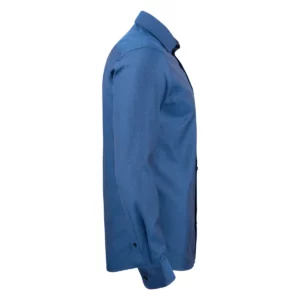 Camisa J. HARVEST & FROST PB142 OXFORD REGULAR 2914201, Azul, lateral derecho