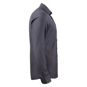 Camisa J. HARVEST & FROST PB142 OXFORD REGULAR 2914201, Gris, lateral derecho