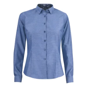 Camisa mujer J. HARVEST & FROST PB144 JACQUARD 2914403, Indigo, vista frontal