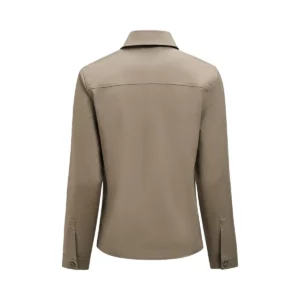 Sobrecamisa mujer J. HARVEST & FROST MODERN ZIP 2962203, Nogal, vista posterior