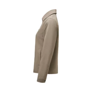 Sobrecamisa mujer J. HARVEST & FROST MODERN ZIP 2962203, Nogal, lateral izquierdo