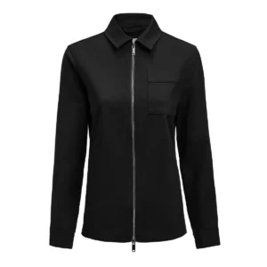 Sobrecamisa mujer J. HARVEST & FROST MODERN ZIP 2962203, Black, vista frontal