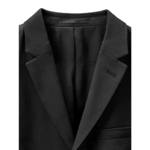 Americana mujer J. HARVEST & FROST SIGNATURE SUIT 2962303, Black, detalle de las solapas y forro