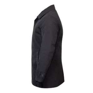 Chaqueta hombre J. HARVEST & FROST THE CAR COAT 2990301, Negro, lateral izquierdo