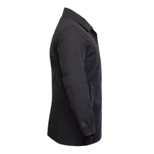 Chaqueta hombre J. HARVEST & FROST THE CAR COAT 2990301, Negro, lateral derecho