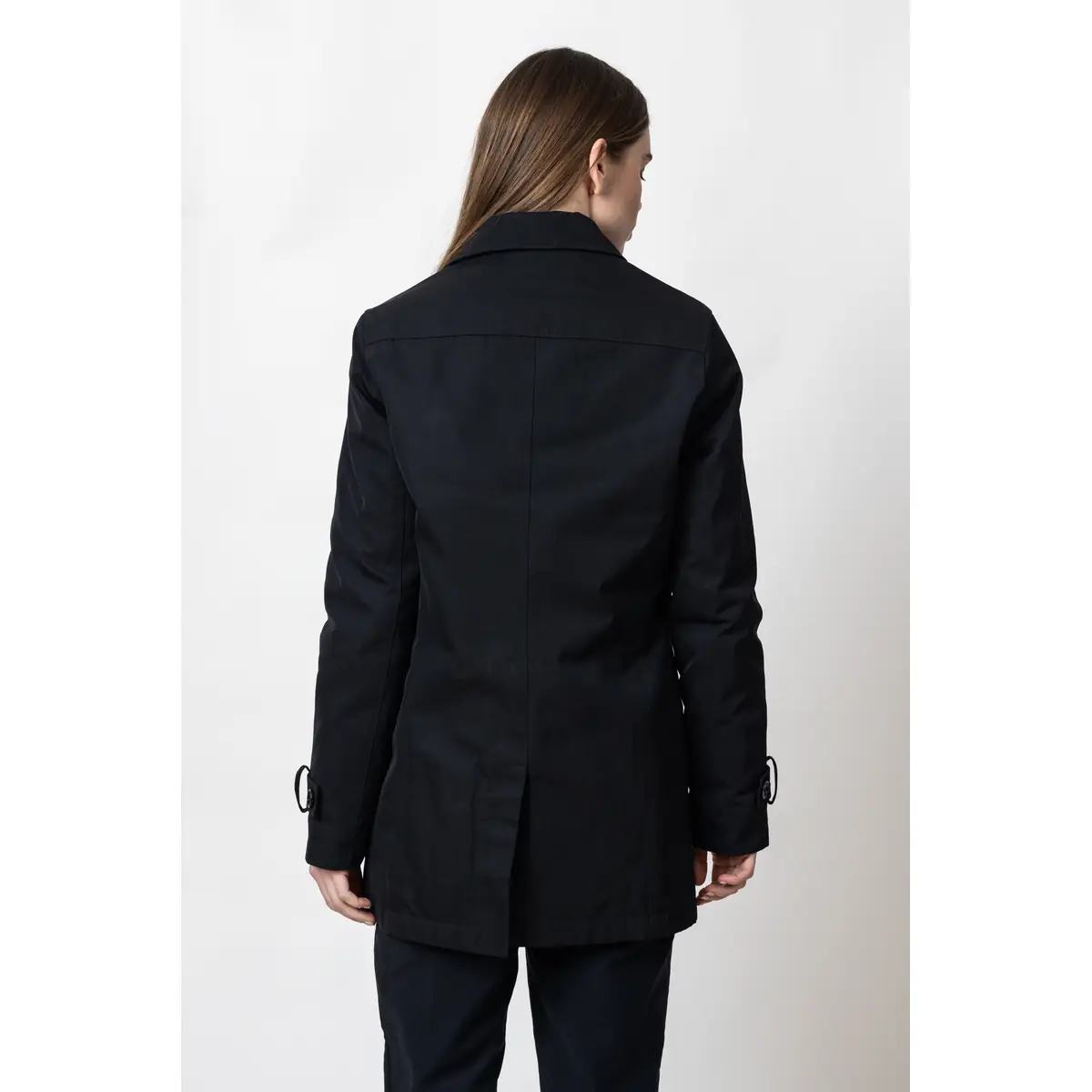 Chaqueta mujer J. HARVEST & FROST THE CAR COAT 2990303 4 Chaqueta mujer J. HARVEST & FROST THE CAR COAT 2990303, Negro, con modelo, vista posterior