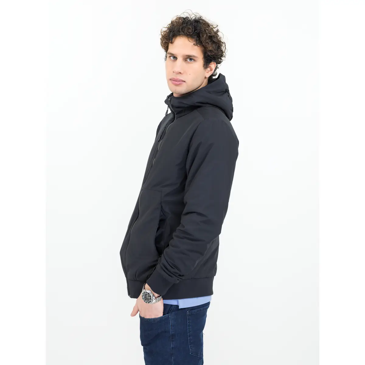Chaqueta hombre JAMES HARVEST FRANKLIN JACKET MEN 2111039 26 Chaqueta hombre JAMES HARVEST FRANKLIN JACKET MEN 2111039, con modelo, vista lateral
