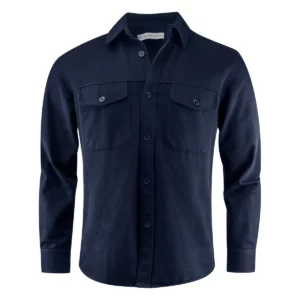 Sobrecamisa unisex James Harvest Highwoods 2111040, Marino, vista frontal