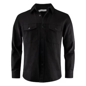 Sobrecamisa unisex James Harvest Highwoods 2111040, Negro, vista frontal
