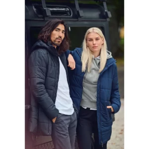 Chaqueta hombre JAMES HARVEST NORDMONT 2111042, con modelos en exterior