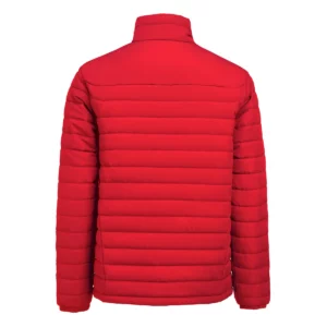 Chaqueta acolchada de hombre James Harvest Arches 2111048, Rojo, vista posterior