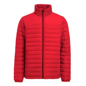 Chaqueta acolchada de hombre James Harvest Arches 2111048, Rojo, vista frontal