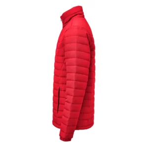 Chaqueta acolchada de hombre James Harvest Arches 2111048, Rojo, lateral izquierdo