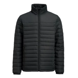 Chaqueta acolchada de hombre James Harvest Arches 2111048, Negro, vista frontal