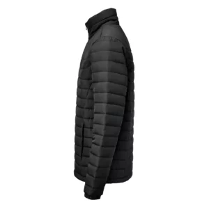 Chaqueta acolchada de hombre James Harvest Arches 2111048, Negro, lateral izquierdo
