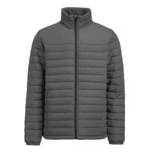 Chaqueta acolchada de hombre James Harvest Arches 2111048, Gris acero, vista frontal