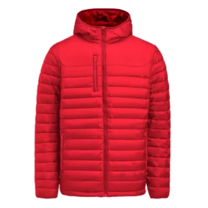 Chaqueta acolchada de hombre James Harvest Meadows 2111050, Rojo, vista frontal