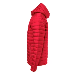 Chaqueta acolchada de hombre James Harvest Meadows 2111050, Rojo, lateral izquierdo