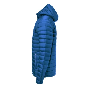 Chaqueta acolchada de hombre James Harvest Meadows 2111050, Azul, lateral izquierdo