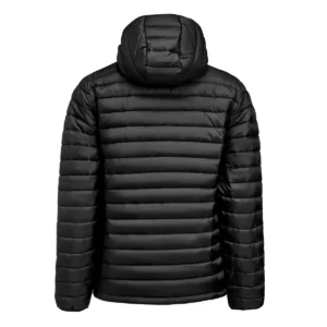 Chaqueta acolchada de hombre James Harvest Meadows 2111050, Negro, vista posterior