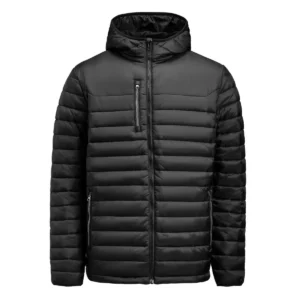 Chaqueta acolchada de hombre James Harvest Meadows 2111050, Negro, vista frontal