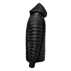 Chaqueta acolchada de hombre James Harvest Meadows 2111050, Negro, lateral izquierdo