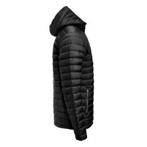 Chaqueta acolchada de hombre James Harvest Meadows 2111050, Negro, lateral derecho