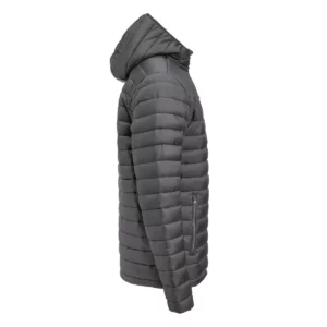 Chaqueta acolchada de hombre James Harvest Meadows 2111050, Gris acero, lateral derecho