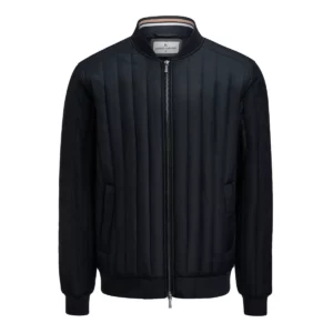 Chaqueta acolchada James Harvest Scarsdale Jacket 2111053, Negro, vista frontal