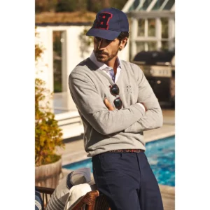 Jersey de hombre James Harvest Ashland V 2112507, con modelo en exterior