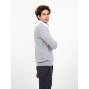 Jersey de hombre James Harvest Ashland V 2112507, Gris marengo, con modelo, lateral derecho
